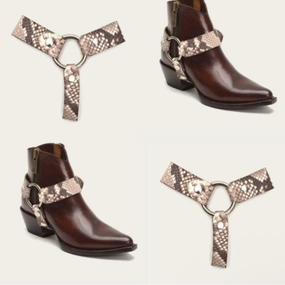 Frye Leather Snake boot Straps
